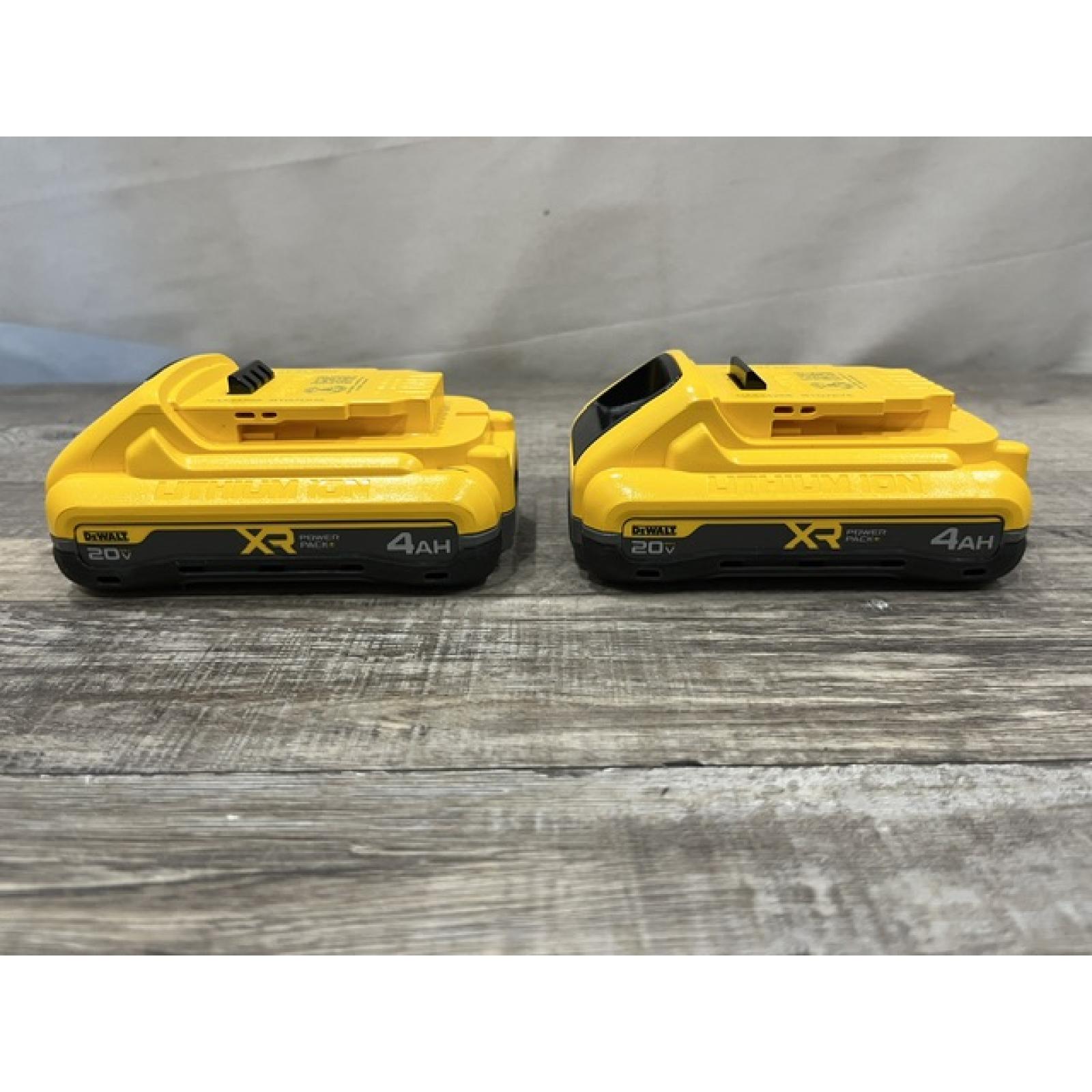 AS-IS DEWALT 20V MAX XR Lithium-Ion 4.0 Ah Battery Packs (2-Pack)