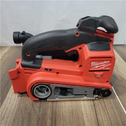 AS-IS  Milwaukee M18 Fuel 8 Amps 18 V 3 in. W X 18 in. L Cordless Belt Sander Tool Only
