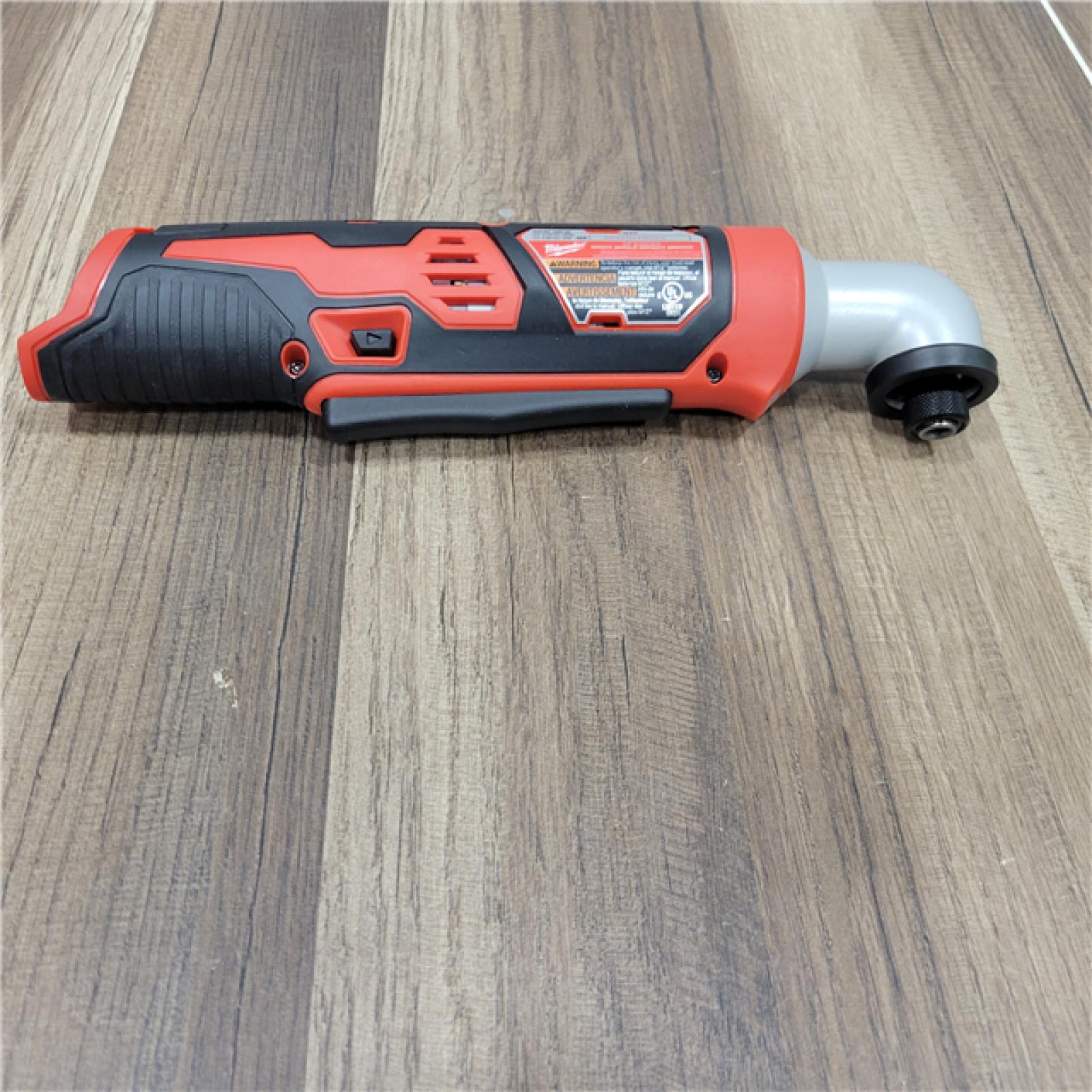 GOOD Milwaukee M12 12-Volt Lithium-Ion Cordless 1/4 in. Right Angle Hex Impact Driver (Tool-Only)