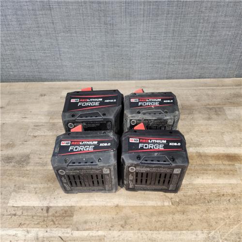 HOUSTON LOCATION - AS-IS MILWAUKEE FORGE BATTERY PACK QTY - 4