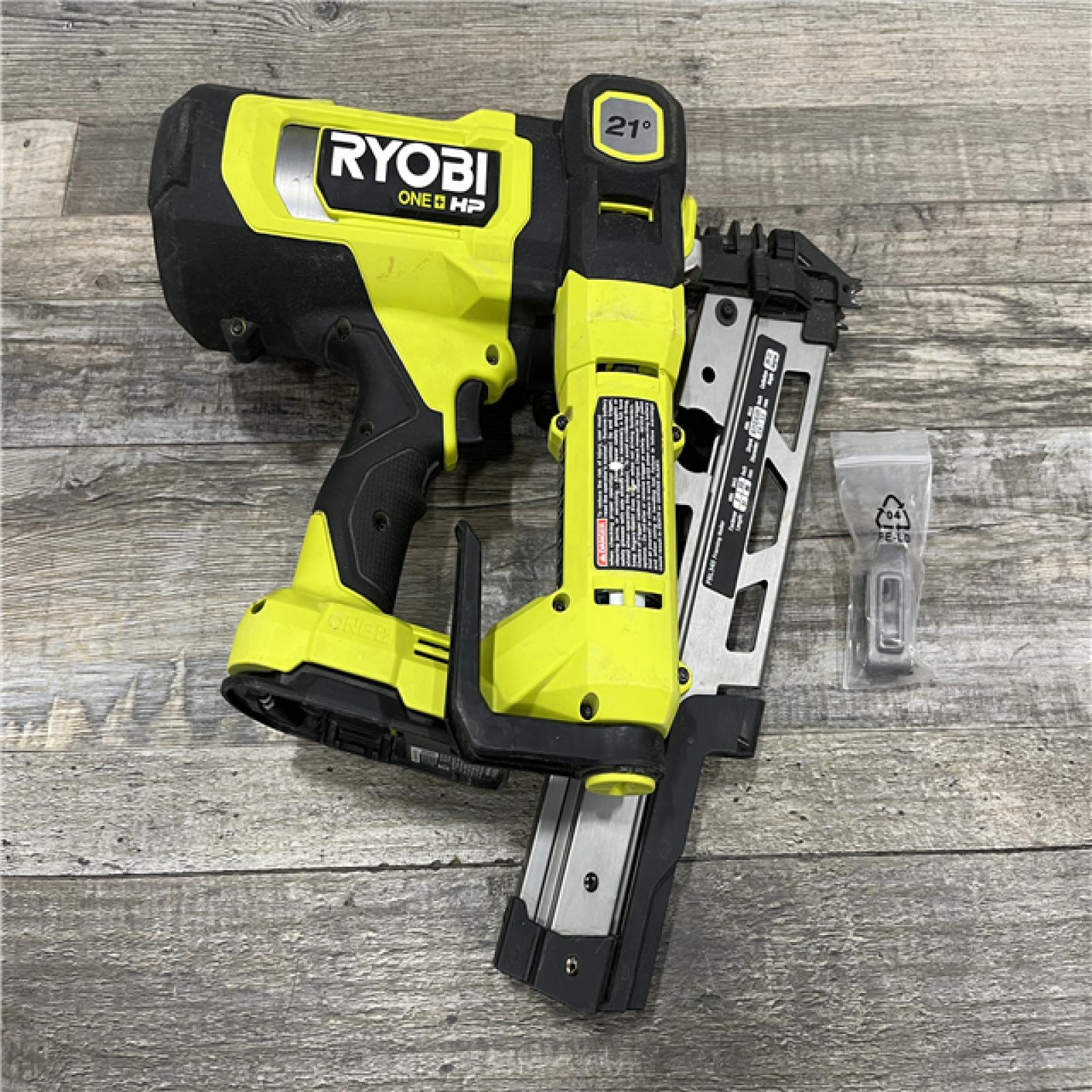 AS-IS RYOBI ONE+ HP 18V Brushless Cordless AirStrike 21° Framing Nailer (Tool Only)