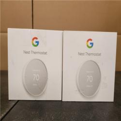 Phoenix AS-IS Google Nest Thermostat - Smart Programmable Wi-Fi Thermostat - (2-Pack)