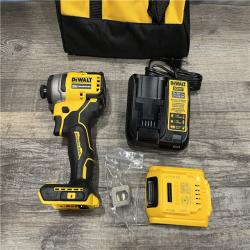 AS-IS DEWALT Atomic 20V Max Lithium-Ion Brushless Cordless Compact 1/4 in. Impact Driver Kit