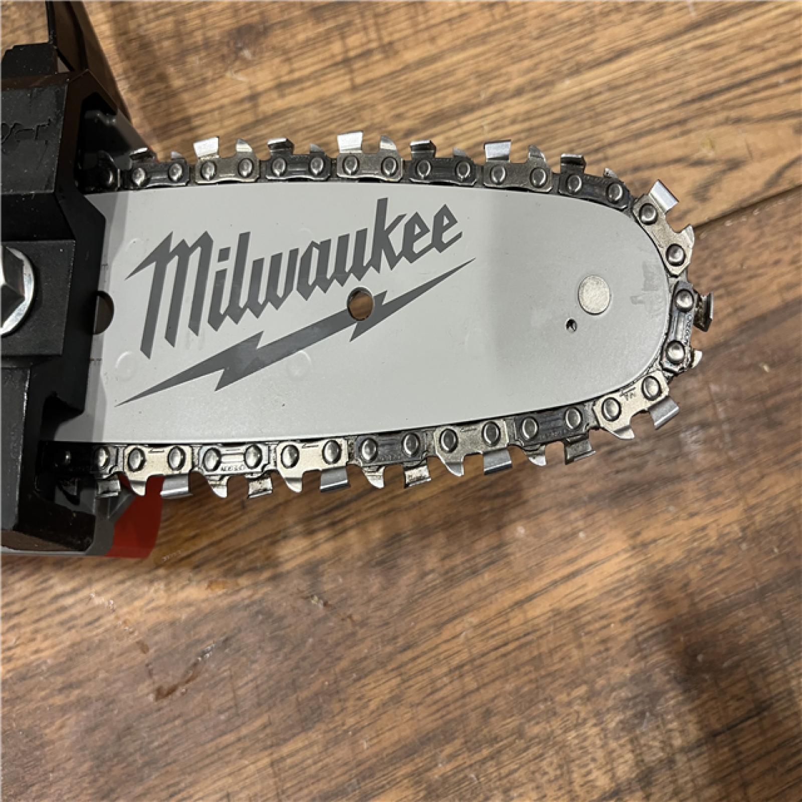 AS-IS Milwaukee M12 FUEL 6 in. 12V Lithium-Ion Brushless Electric Cordless Battery Pruning Saw HATCHET (Tool-Only)