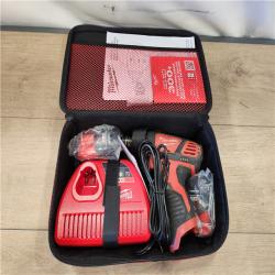 AS-IS- Milwaukee 12V Lithium-Ion Cordless 1/4 in. Hex Screwdriver Kit