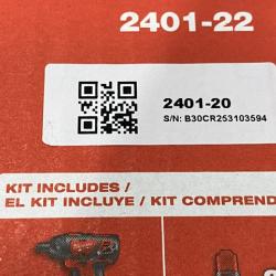 NEW - Milwaukee 12V Lithium-Ion Cordless 1/4 in. Hex Screwdriver Kit