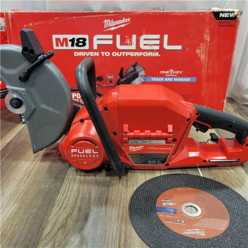 AS-IS Milwaukee M18 FUEL 9 Cut-Off Saw with ONE-KEY Bare Tool