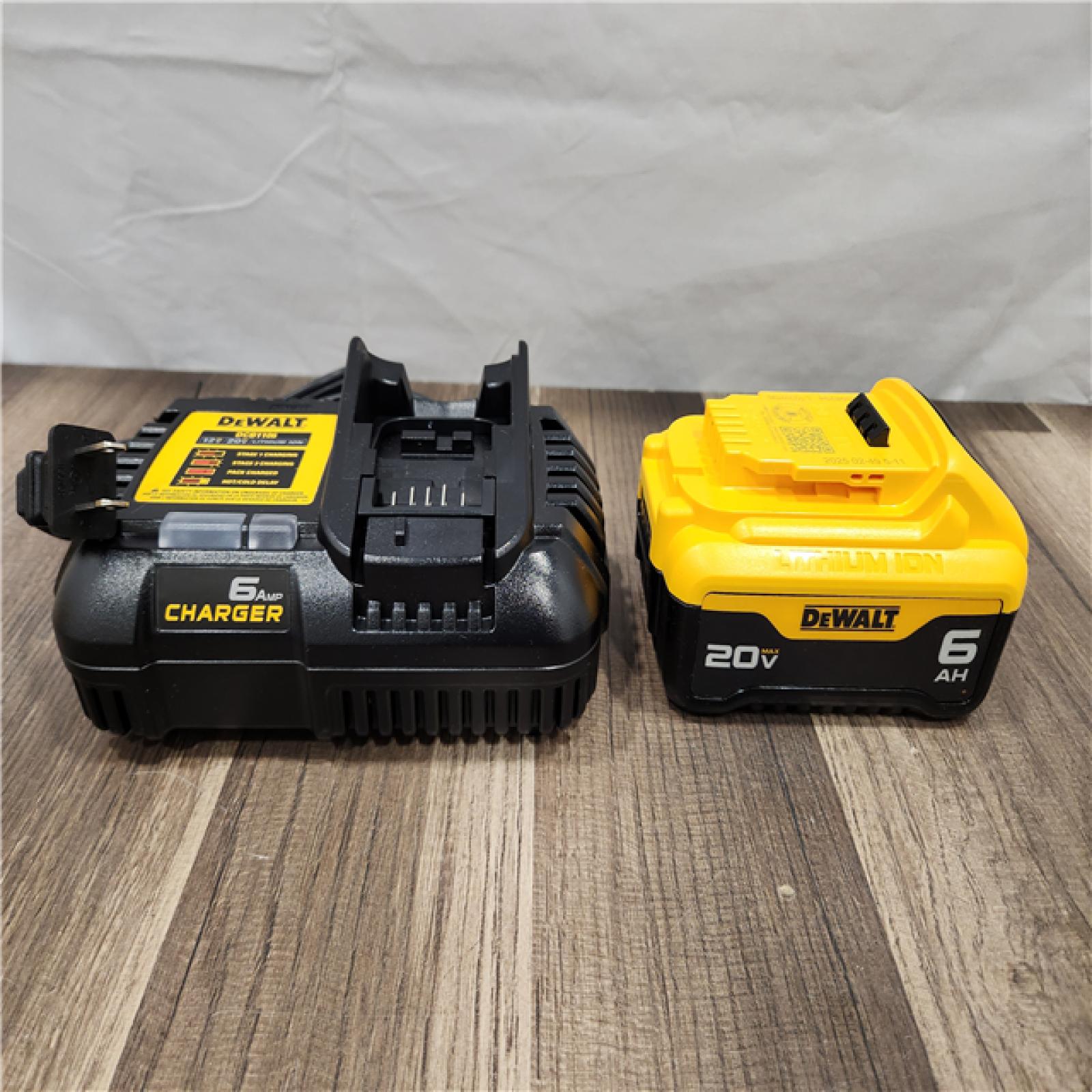 LIKE NEW! - Dewalt 20V Lithium-Ion 6.0Ah Battery Pack & Charger Kit