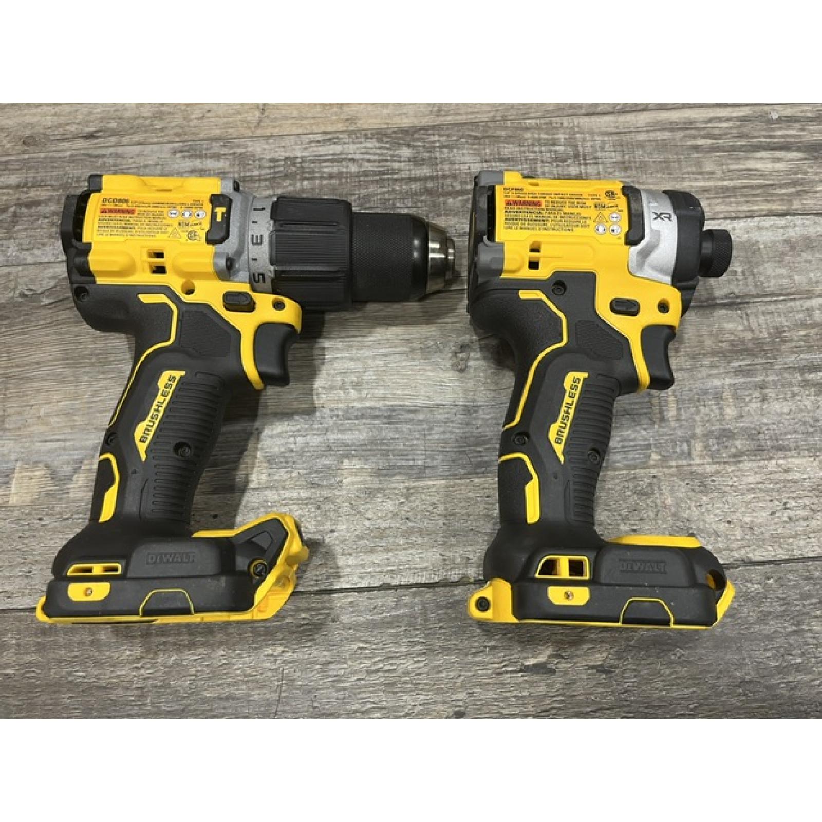 AS-IS DEWALT 20V XR Lithium-Ion Cordless 2-Tool Combo Kit