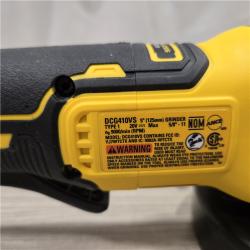 AS-IS DeWalt 20V XR Cordless 4-1/2. in. to 5 in. Angle Grinder (Tool Only)