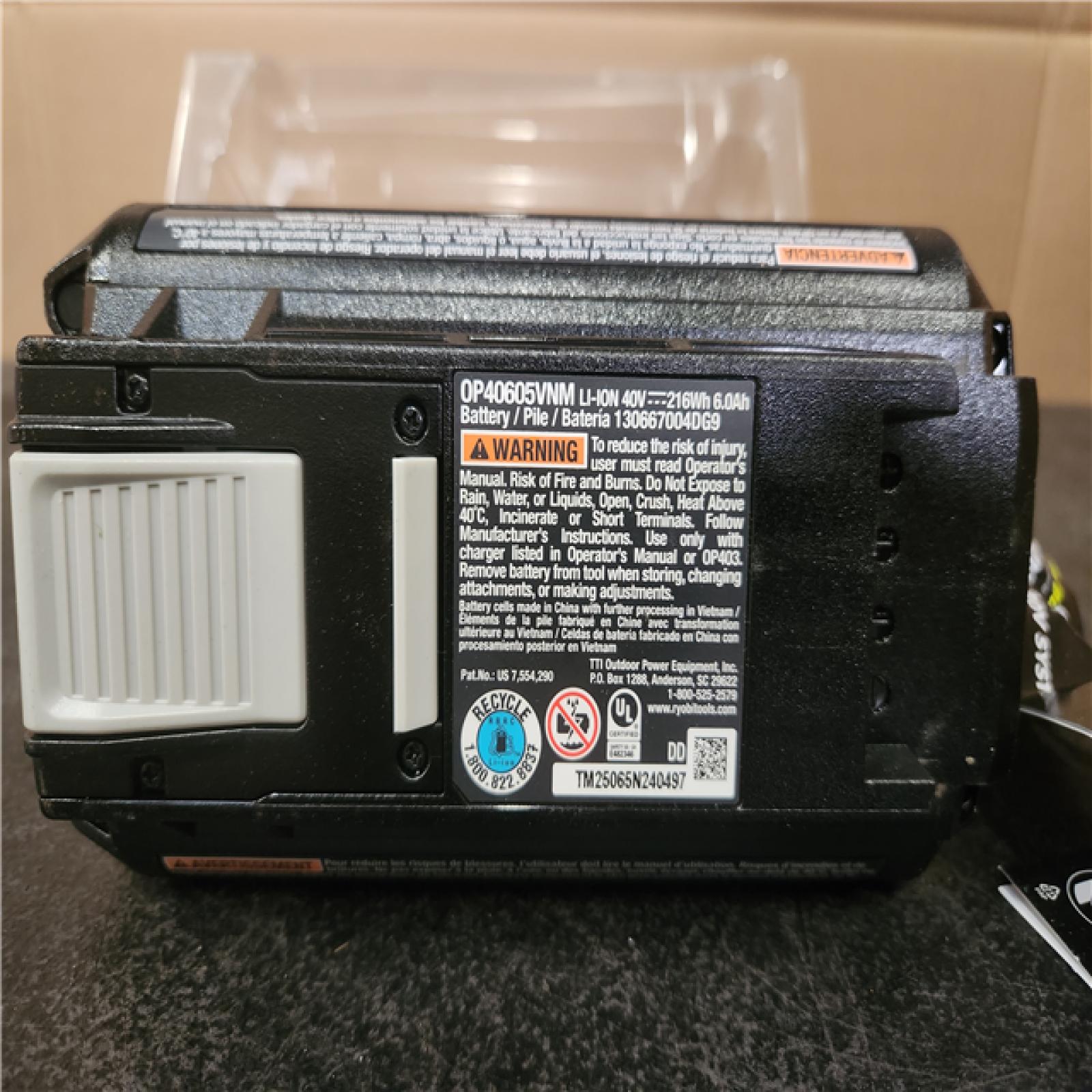Phoenix LIKE NEW RYOBI 40V Lithium-Ion 6.0 Ah High Capacity Battery