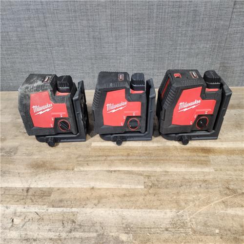 HOUSTON LOCATION - AS-IS MILWAUKEE 3 LASER TOOL COMBO