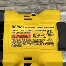 AS-IS DEWALT ATOMIC 20V MAX Cordless Brushless 3/8 in.Variable Speed Impact Wrench (Tool Only)