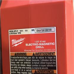 Houston Location AS-IS Milwaukee ELECTRO MAGNETIC DRILL
