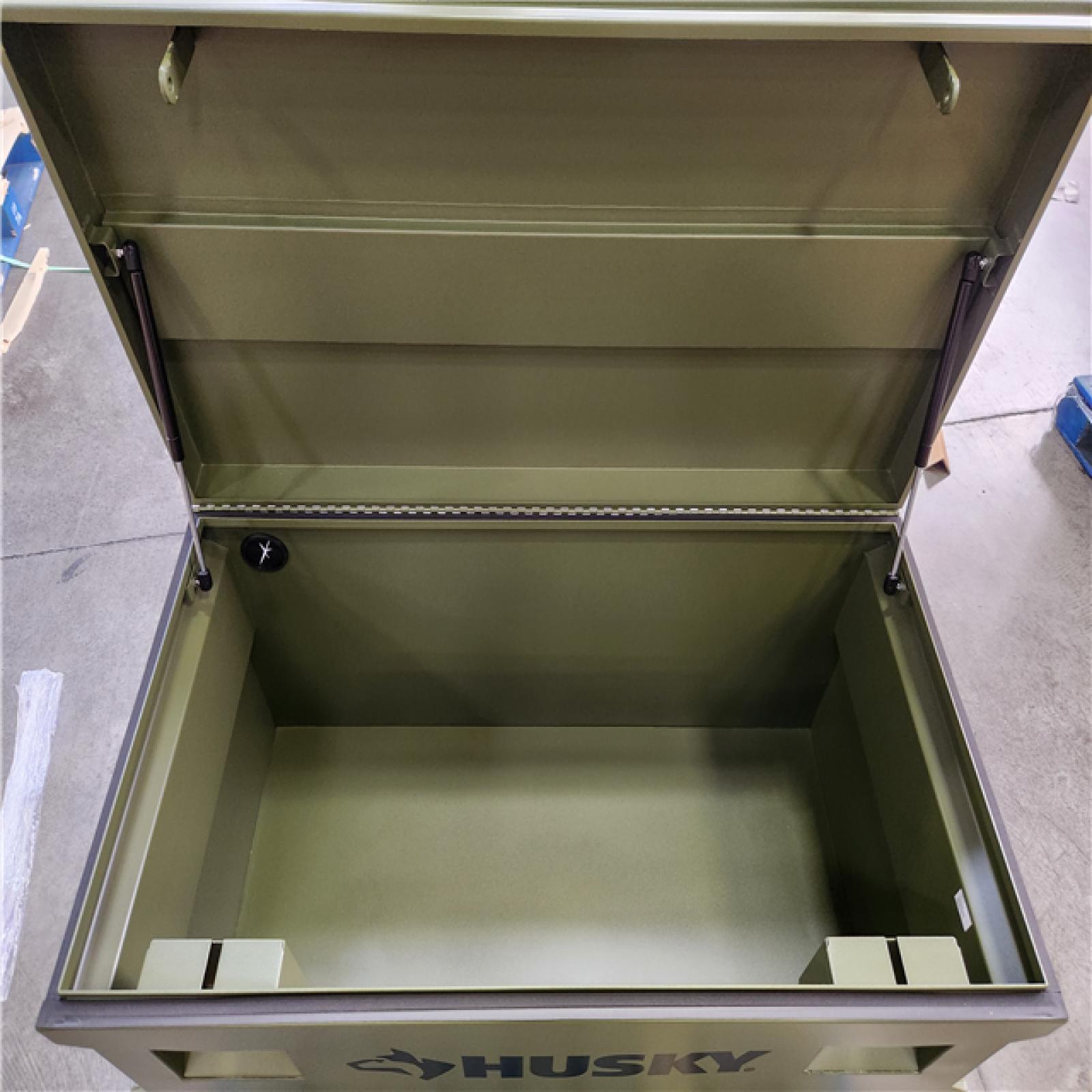 Phoenix NEW Husky 48 in. W x 24 in. D x 27.6 in. H Matte Army Green Steel Jobsite Box