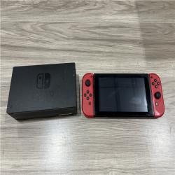 AS-IS Nintendo Switch OLED Video Game Console HAC-001(-01) Mario Red Edition