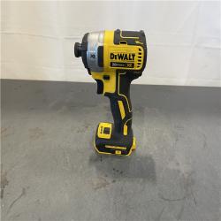 AS-IS - Dewalt 20V MAX XR Cordless Brushless 3-Speed 1/4 in. Impact Driver