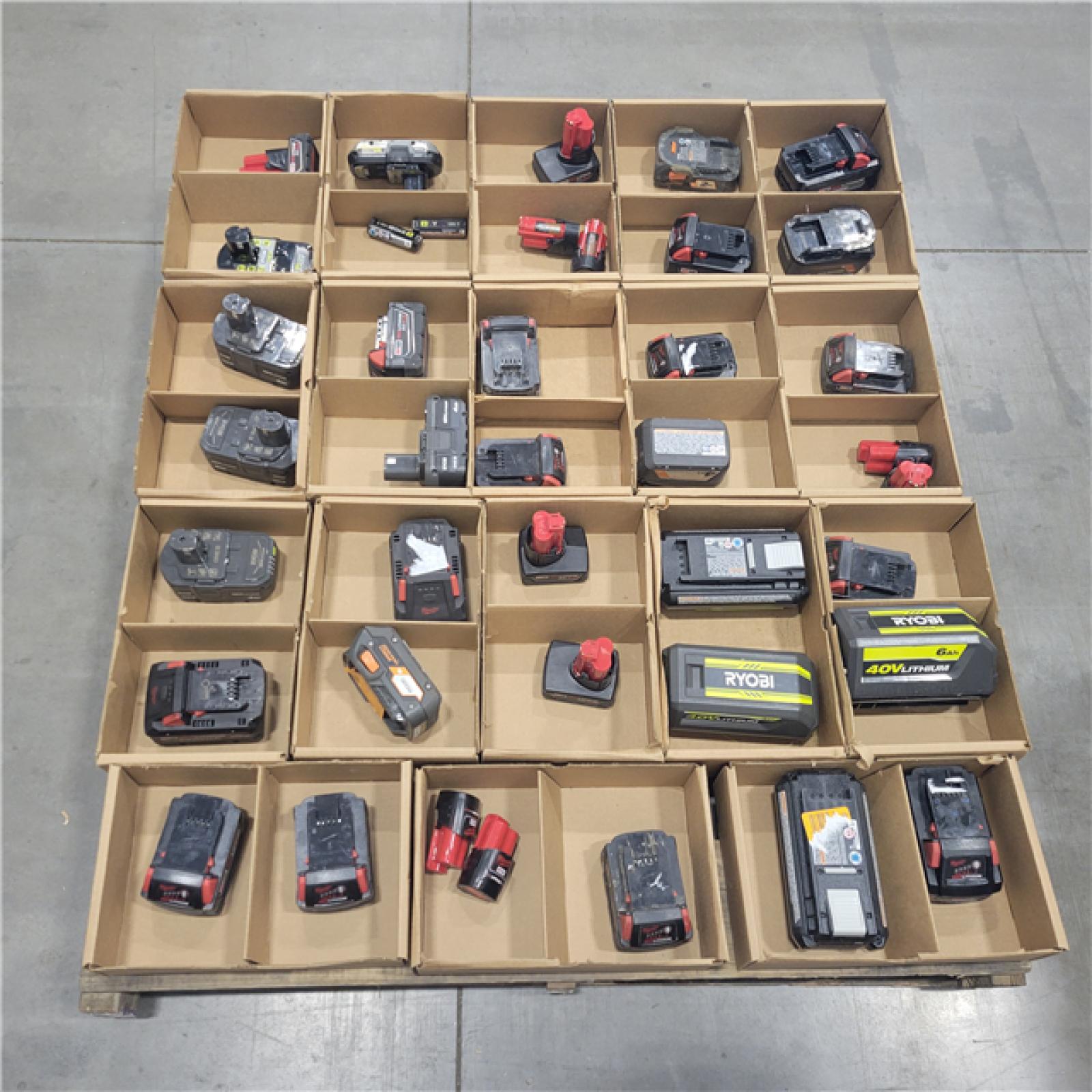 DALLAS LOCATION - AS-IS BATTERY PALLET