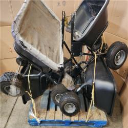 Phoenix AS-IS 4 Brinly-Hardy 125 lb. Tow-Behind Broadcast Spreader for Lawn Tractors and Zero-Turn Mowers