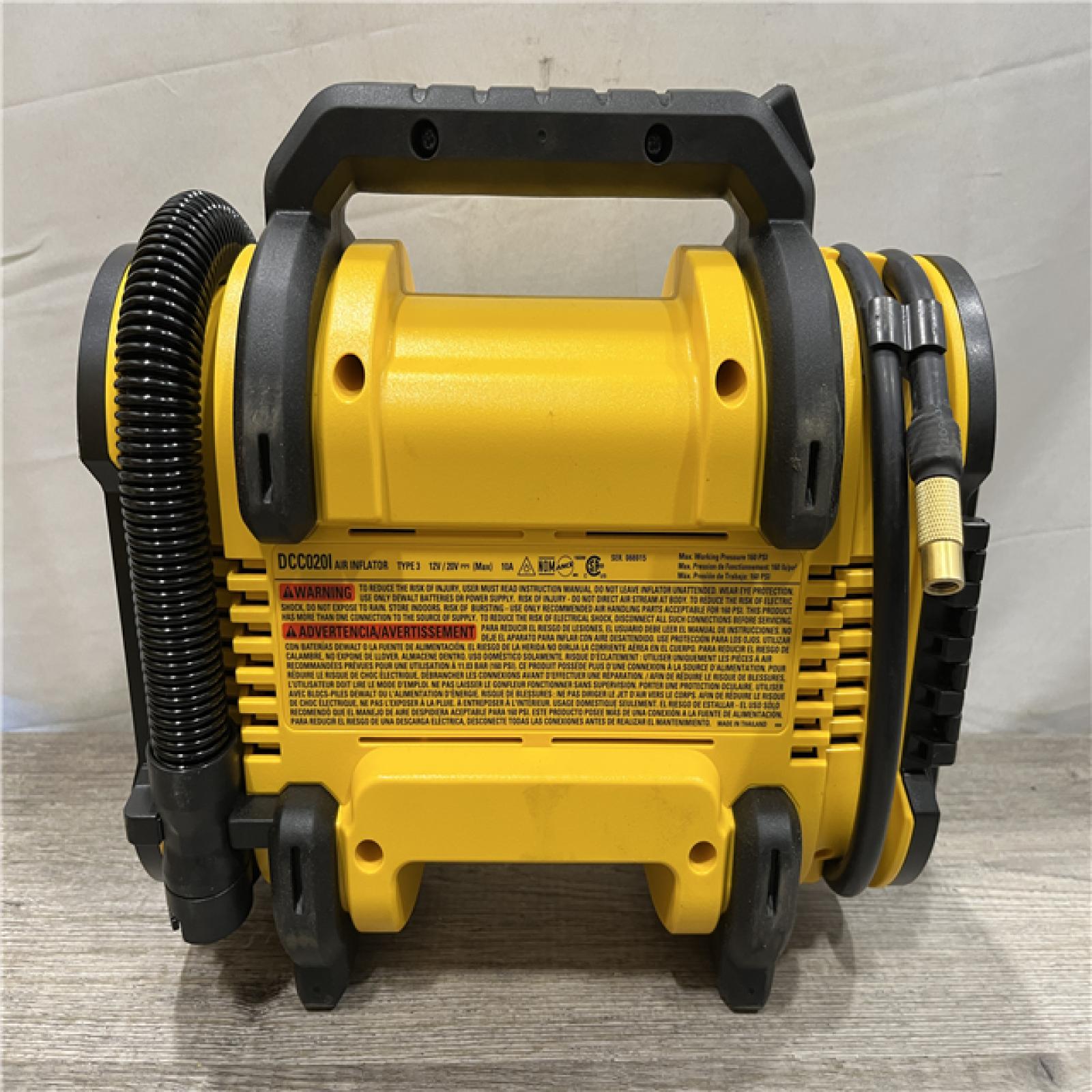 AS-IS DEWALT 20V MAX Cordless Electric Portable Inflator (Tool Only)