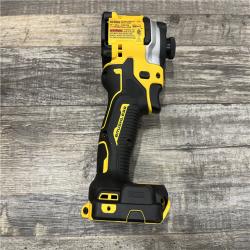 AS-IS DEWALT ATOMIC 20V MAX Lithium-Ion Cordless 1/4 in. Brushless Impact Driver Kit