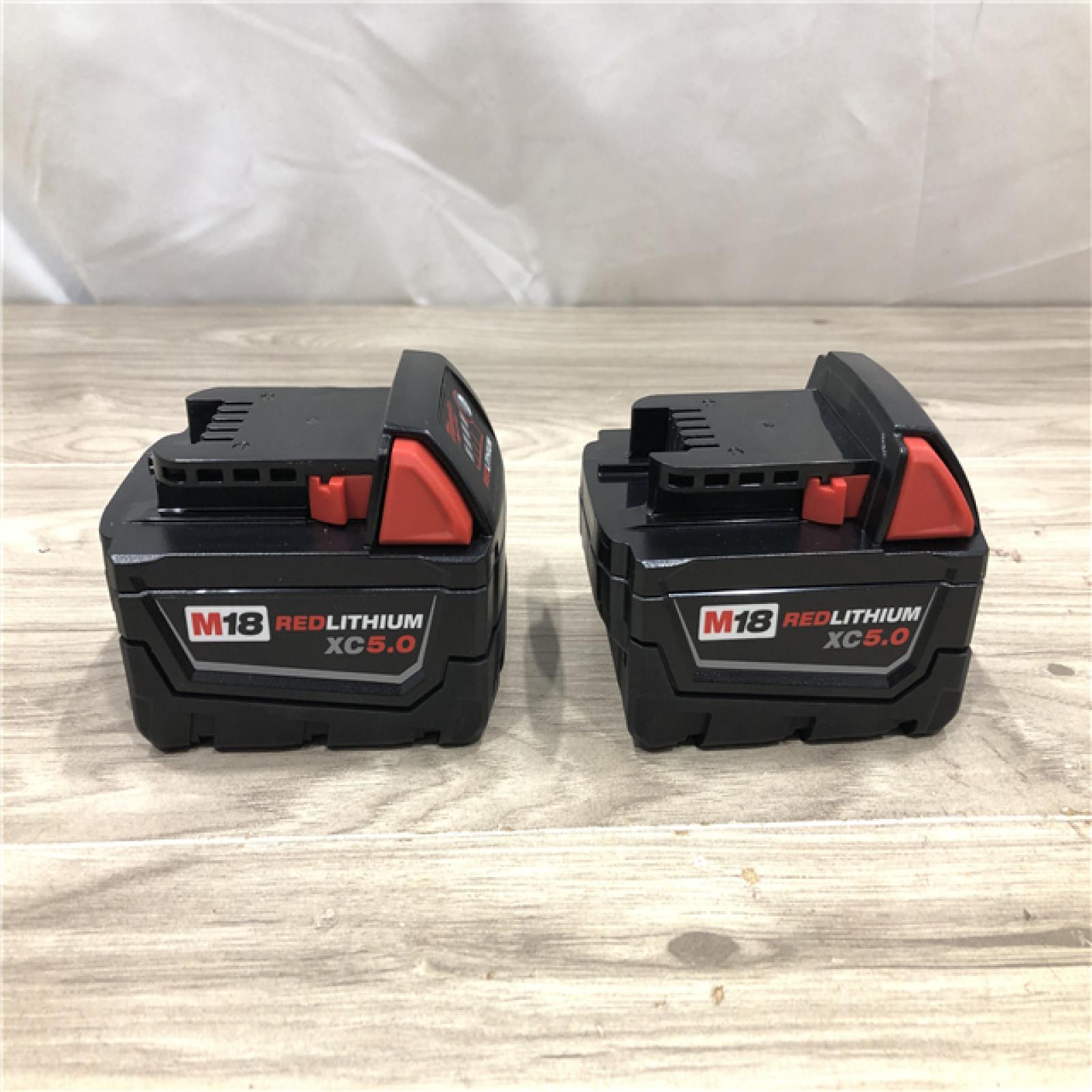 AS-IS Milwaukee 18-Volt Lithium-Ion XC Starter Kit