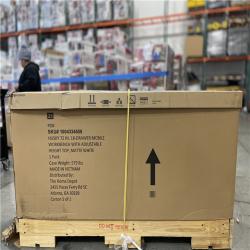 DALLAS LOCATION -AS-IS Husky Tool Storage 72 in. W x 24 in. D 18-Drawer Heavy Duty Adjustable Height Mobile Workbench Cabinet in Matte White