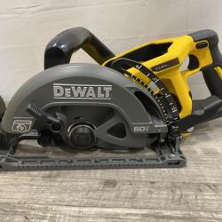 AS-IS DEWALT FLEXVOLT 60V MAX Cordless Brushless 7-1/4 in. Wormdrive Style Circular Saw (Tool Only)