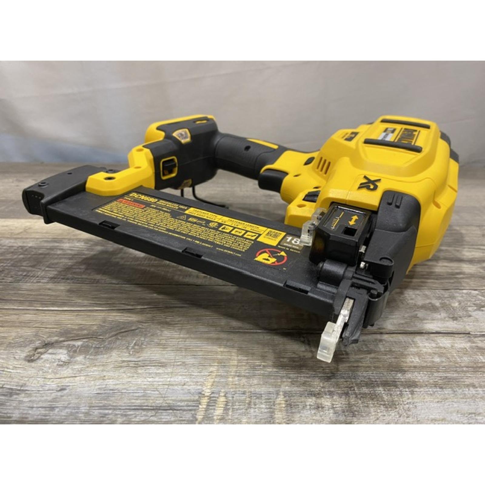 AS-IS DEWALT 20V MAX XR Lithium-Ion Electric Cordless 18-Gauge Brad Nailer (Tool Only)