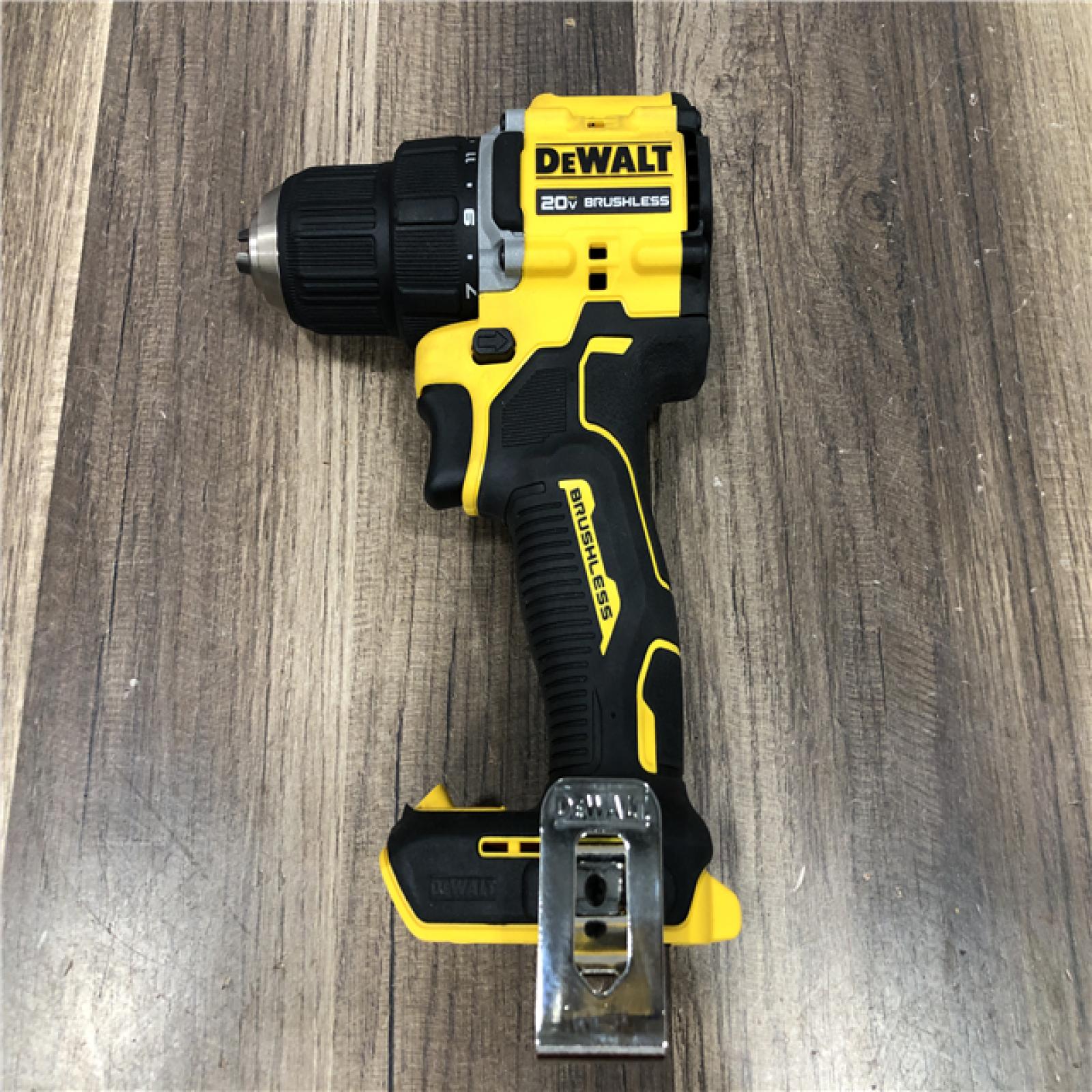 AS-IS DEWALT ATOMIC 20-Volt MAX Brushless Cordless 1/2 in. Drill Driver (Tool-Only)