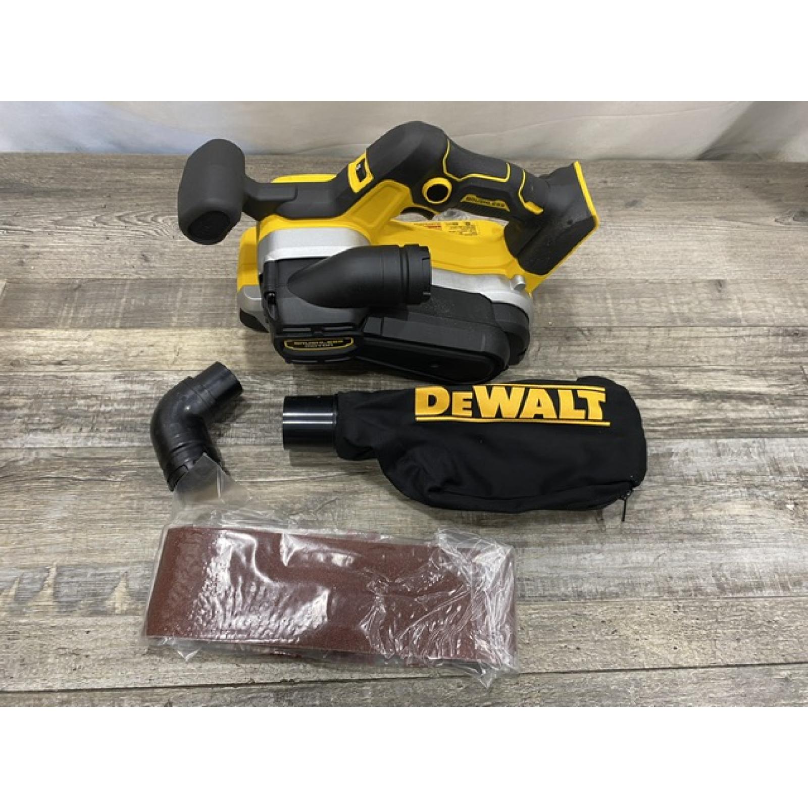 AS-IS DEWALT 20V MAX* XR Brushless Cordless Belt Sander (Tool-Only)