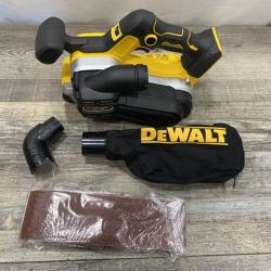 AS-IS DEWALT 20V MAX* XR Brushless Cordless Belt Sander (Tool-Only)