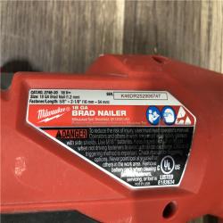 AS-IS Milwaukee FUEL 18-Volt Lithium-Ion Brushless Cordless Gen II 18-Gauge Brad Nailer (Tool-Only)