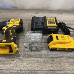 AS-IS DEWALT Atomic 20V Lithium-Ion Cordless Compact 1/2 in. Drill/Driver Kit