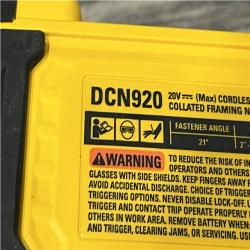 AS-IS DEWALT 20-Volt 21° Cordless Framing Nailer (Tool-Only)