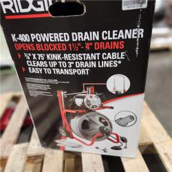 Dallas Location - As-IsRIDGID K-400 Drain Cleaning Snake Auger