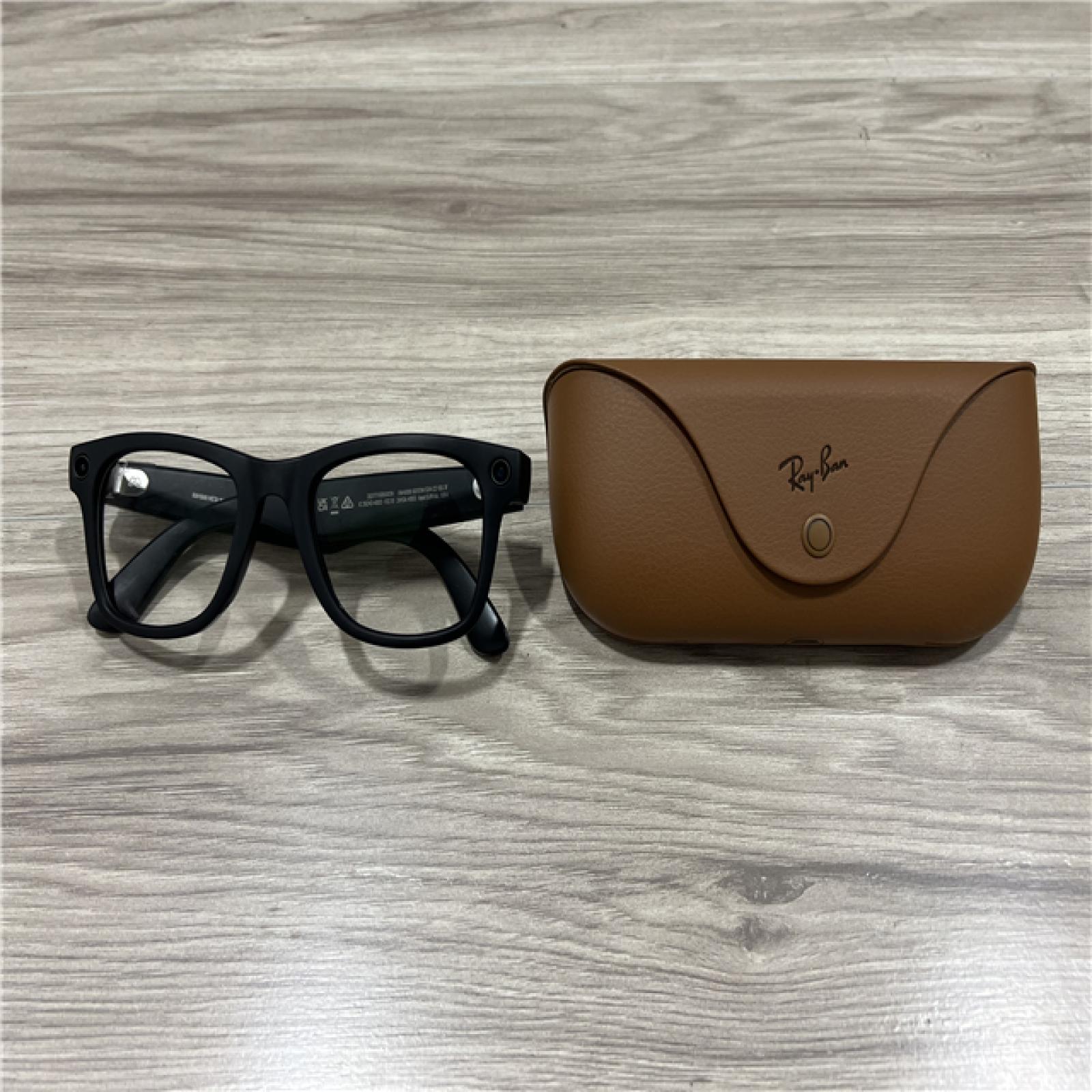 AS-IS Ray-Ban Meta Wayfarer RW4006 - Rectangle Square Black