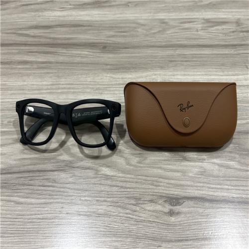 AS-IS Ray-Ban Meta Wayfarer RW4006 - Rectangle Square Black