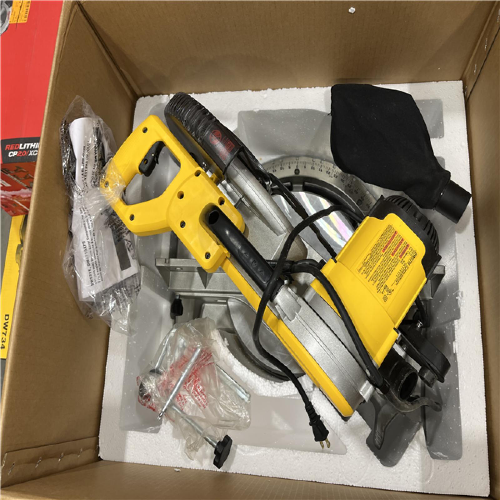 AS-IS DeWalt 15 Amp Corded 12 in. Compound Double Bevel Miter Saw