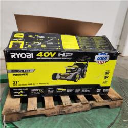 Dallas Location - As-Is RYOBI 40V HP Brushless Whisper Series 21. in Self-Propelled  Mower - (2) 6.0 Ah Batteries & Charger