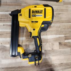 HOUSTON LOCATION - AS-IS DeWALT DCN681D1 20V MAX 18ga Cordless Brushless Narrow Crown Stapler Kit w/ BATTERY & CHARGER