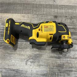 AS-IS DEWALT ATOMIC 20V MAX Cordless Brushless Oscillating Multi Tool Kit