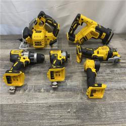 AS-IS DEWALT 20V MAX Cordless 6 Tool Combo Kit