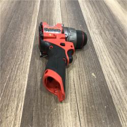 AS-IS  Milwaukee FUEL 12V Lithium-Ion Brushless Cordless 1/2 in. Drill Driver (Tool-Only)