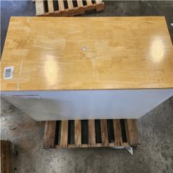 Phoenix LIKE NEW Husky Standard-Duty 52 in. W 10-Drawer Matte White w/ Carbon Fiber Trim Mobile Workbench Cabinet and Solid Wood Top