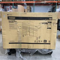 DALLAS LOCATION- AS IS- HUSKY 61IN. 15 DRAWER HEAVY DUTY MOBILE WORKBENCH