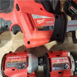 Houston Location AS-IS Milwaukee Drills QTY/2 and Hackzall and Circular Saw and Batteries QTY/2 with Charger