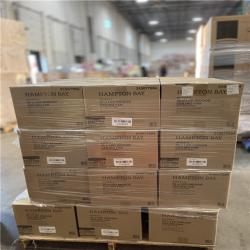 DALLAS LOCATION - Hampton Bay Rothley II 52 in. Indoor LED Matte Black Ceiling Fan with Light Kit (24 UNITS)