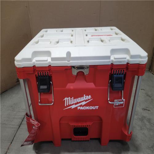 CALIFORNIA AS-IS LIKE NEW MILWAUKEE PACKOUT XL COOLER