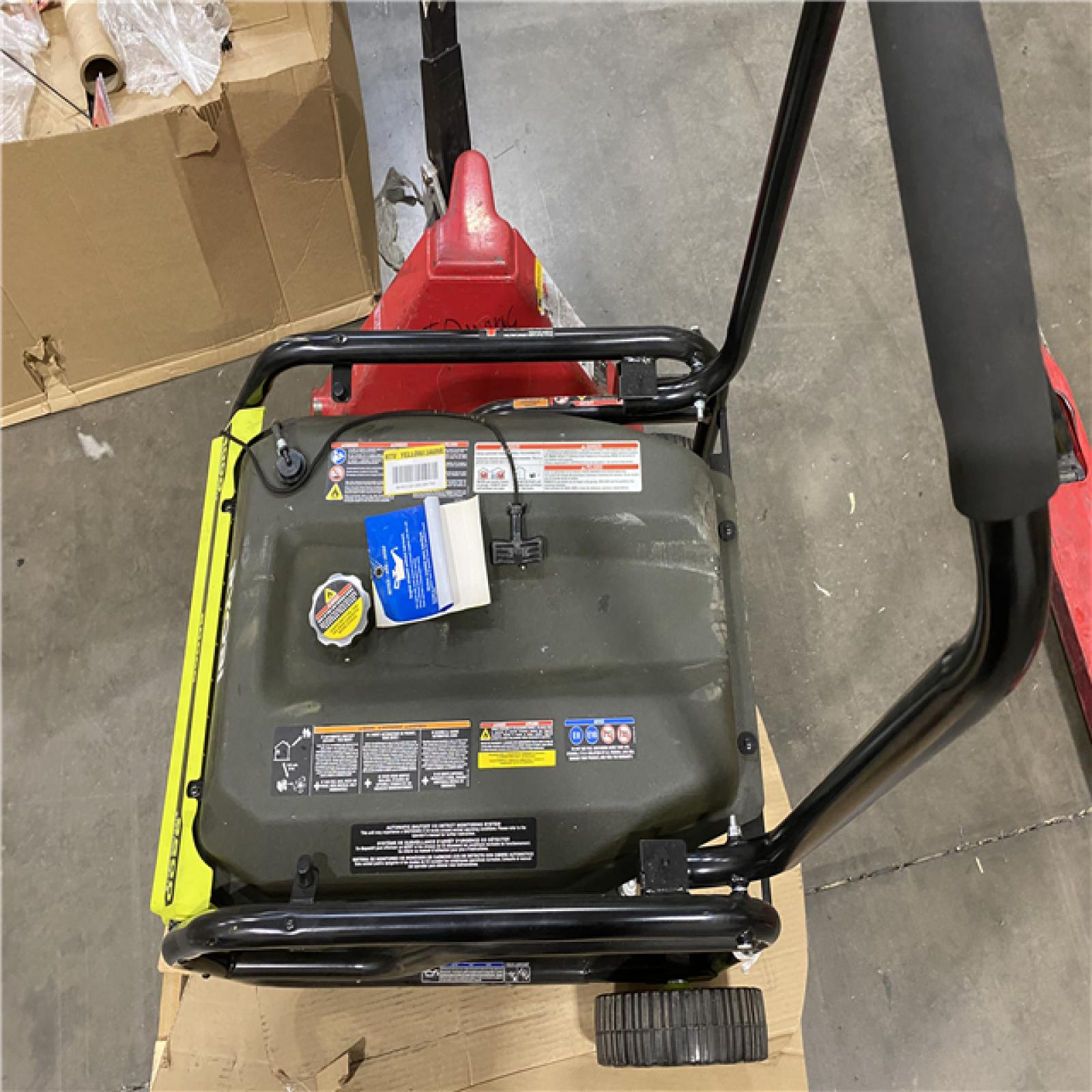 Dallas Location - As-Is Exclusive RYOBI 8000-Watt Gasoline Powered Generator